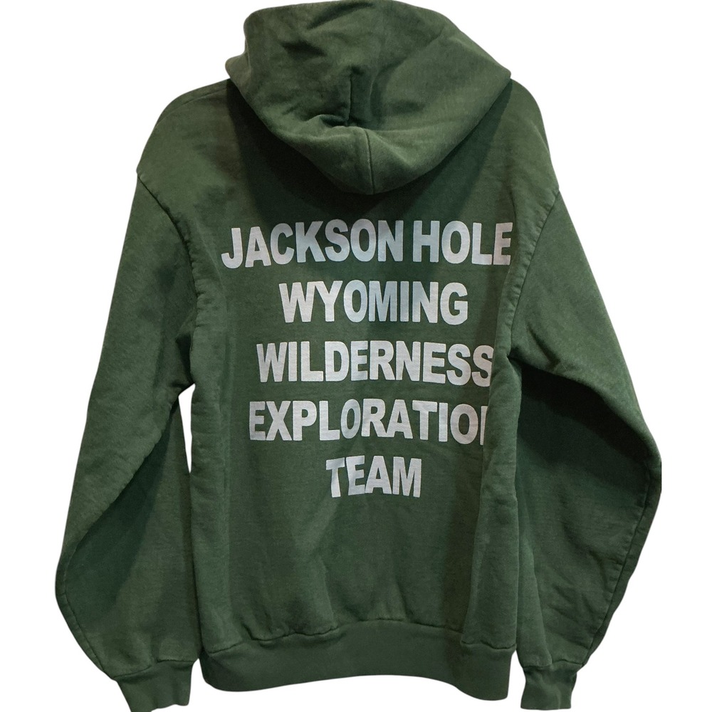 Diamond Cross Ranch Jackson Hole Wilderness Exploration Hoodie M Rare Unisex